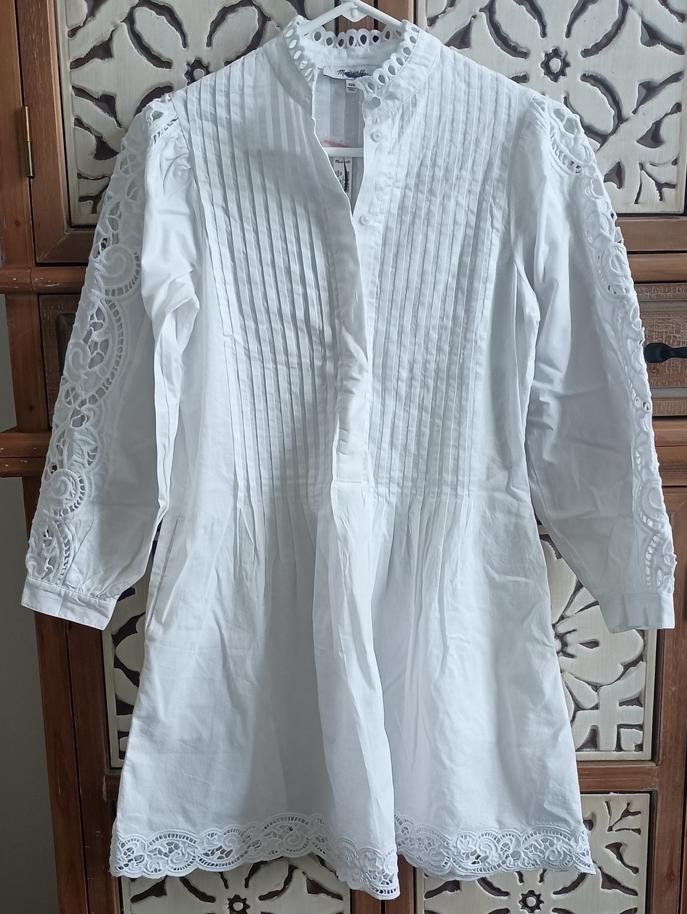 Madewell NWT White Eyelet Dress
